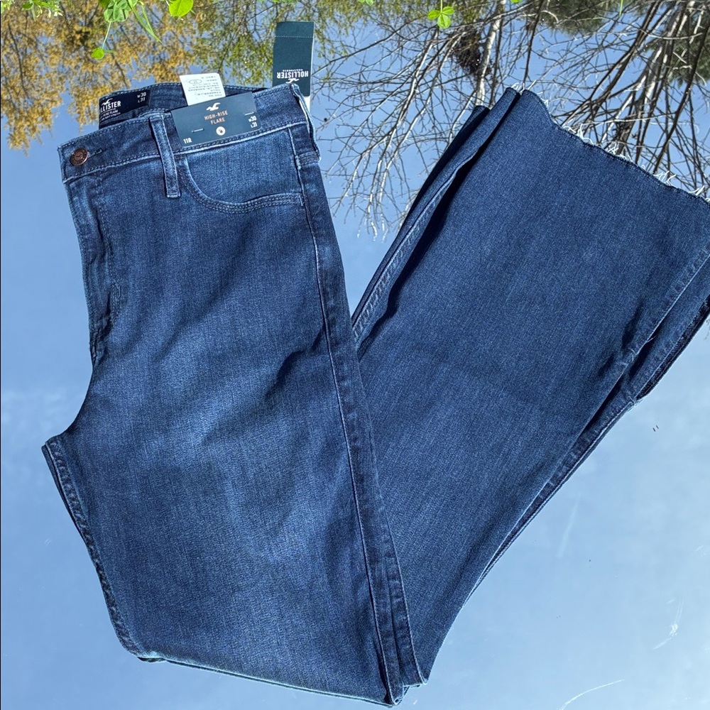 Hollister Dark Indigo Straight Jeans